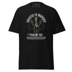 Created to Worship Psalm 150 Bass Guitar Christian T-Shirt | Faith-Based Musician Apparel - Kingdom Banner Co