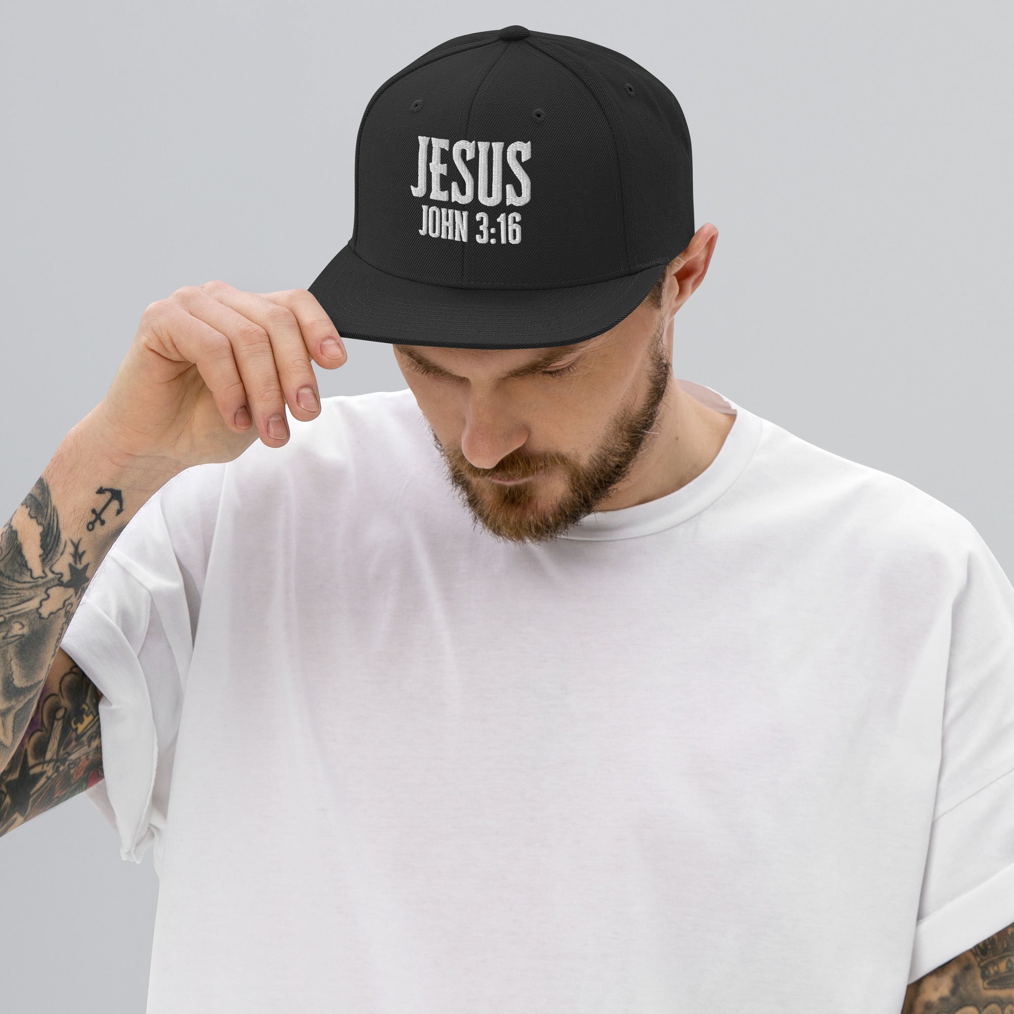 Jesus (John 3:16) Hat - Kingdom Banner Co