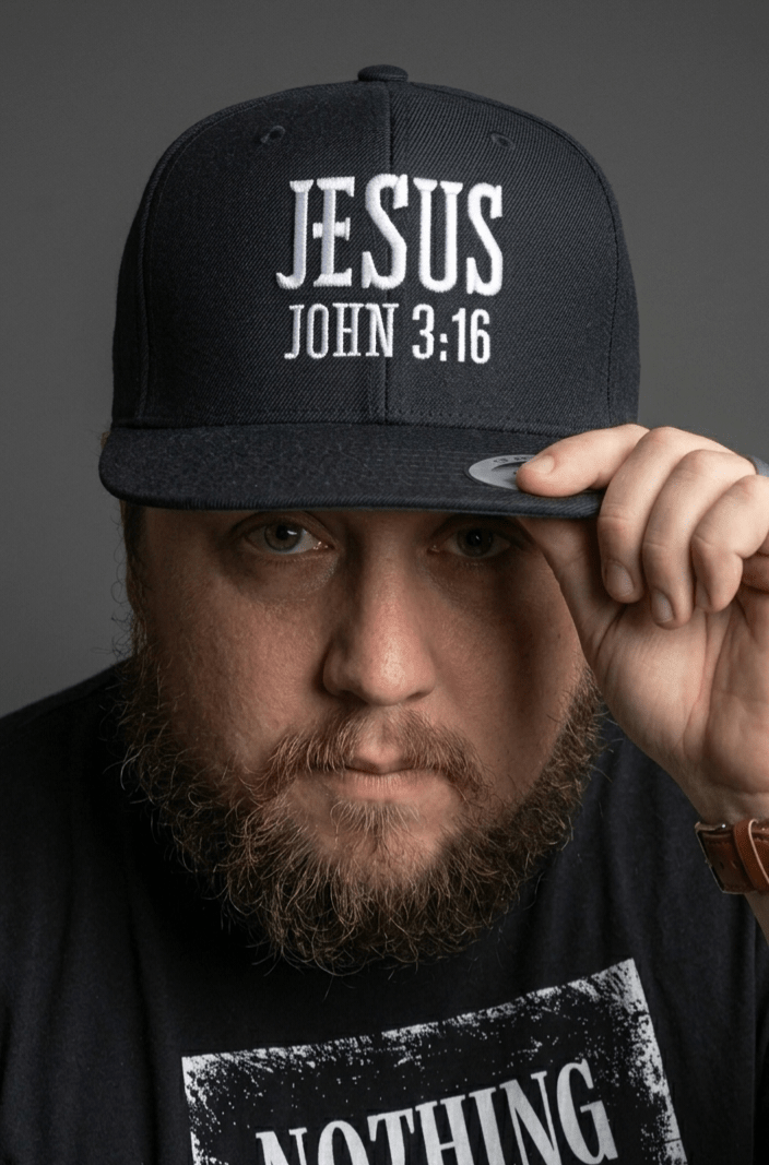 John 3:16 Faithful Hat - Inspirational Hat for Men and Women - Kingdom Banner Co
