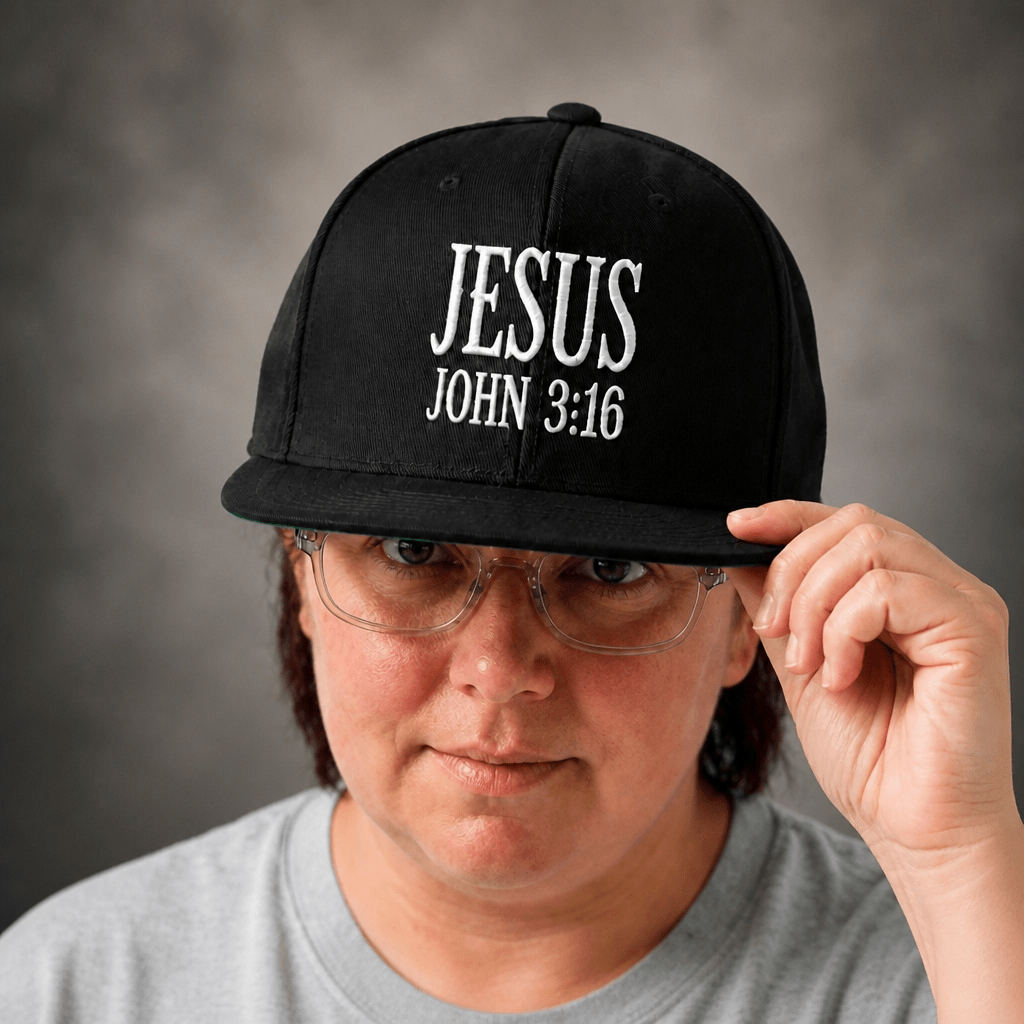 John 3:16 Faithful Hat - Inspirational Hat for Men and Women - Kingdom Banner Co