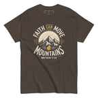 Kingdom Banner Co "Faith Can Move Mountains" Christian Streetwear Graphic Tee - Kingdom Banner Co