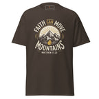 Kingdom Banner Co "Faith Can Move Mountains" Christian Streetwear Graphic Tee - Kingdom Banner Co