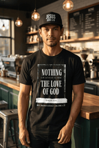 Kingdom Banner Co Nothing Can Separate Us Christian Tee – Romans 8:35 Scripture Shirt - Kingdom Banner Co