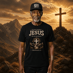 Not By My Strength Jesus But By His Grace Philippians 4:13 Christian T-Shirt - Kingdom Banner Co