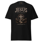 Not By My Strength Jesus But By His Grace Philippians 4:13 Christian T-Shirt - Kingdom Banner Co