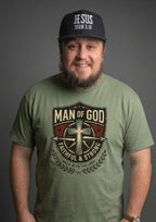 The Unshaken Man Christian Tshirt - Kingdom Banner Co